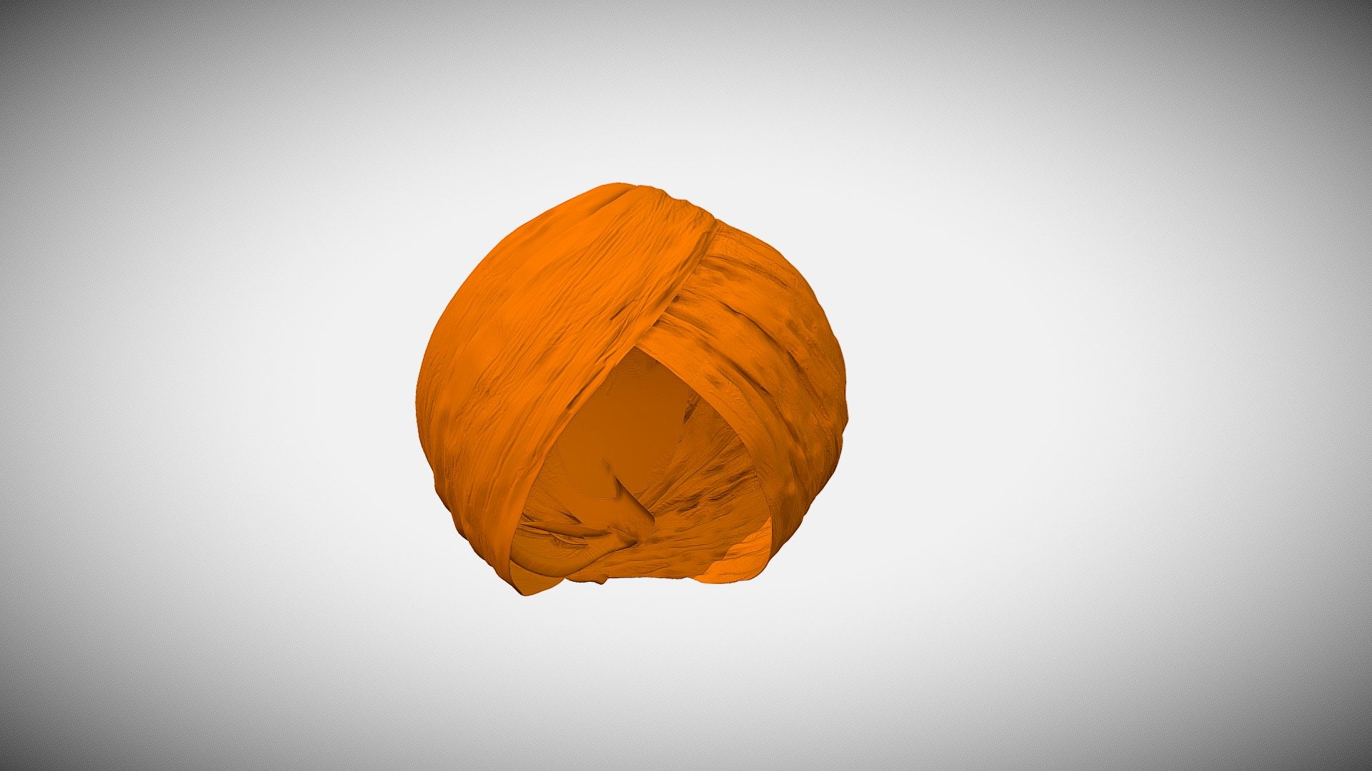 Sikh turban, Pagri 3d model