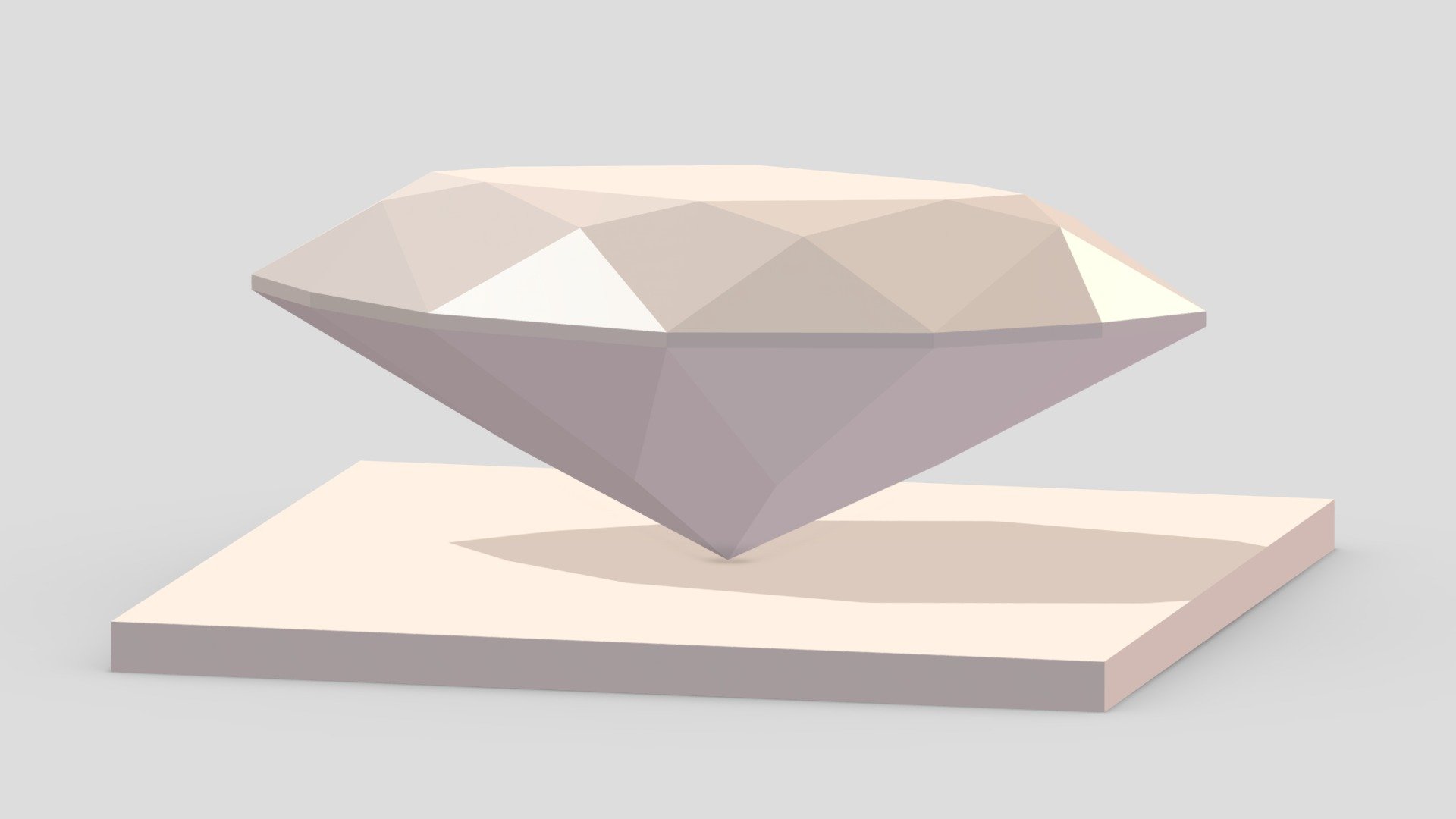 MARQUISE Cut Diamond 3d model