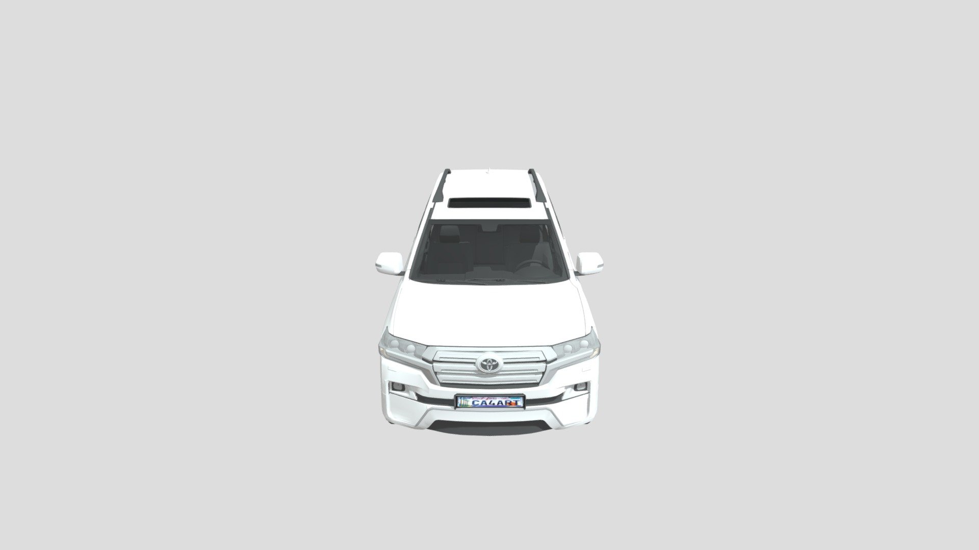 Toyota Land Cruiser J200 2017 3d model