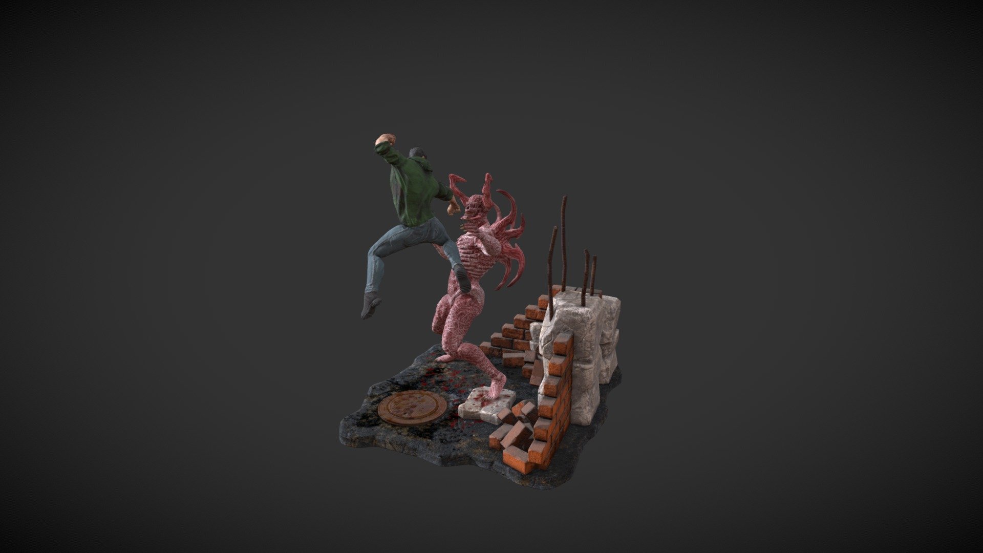 Diorama 3d model