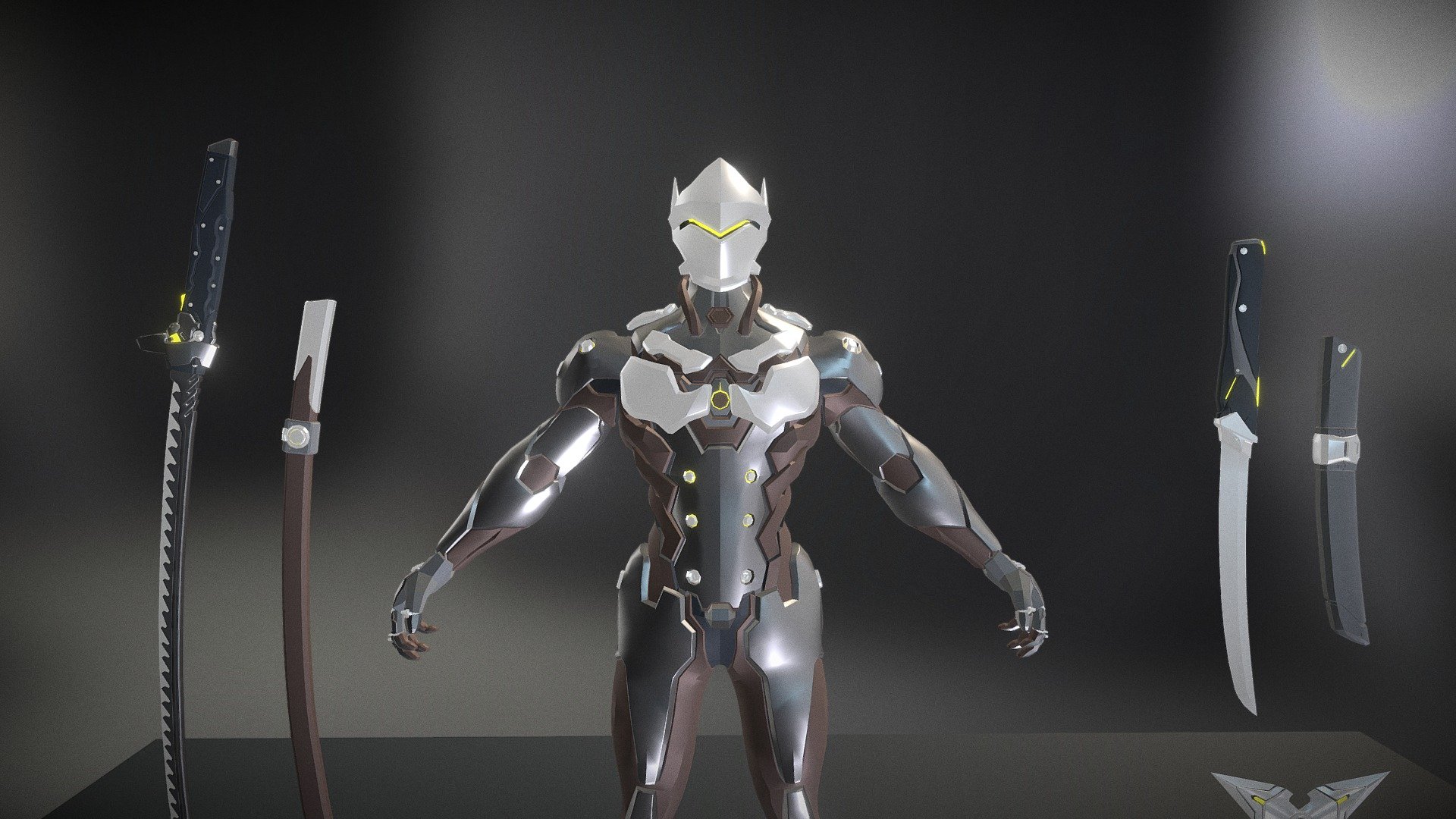 3D Character Model: Genji 3d model