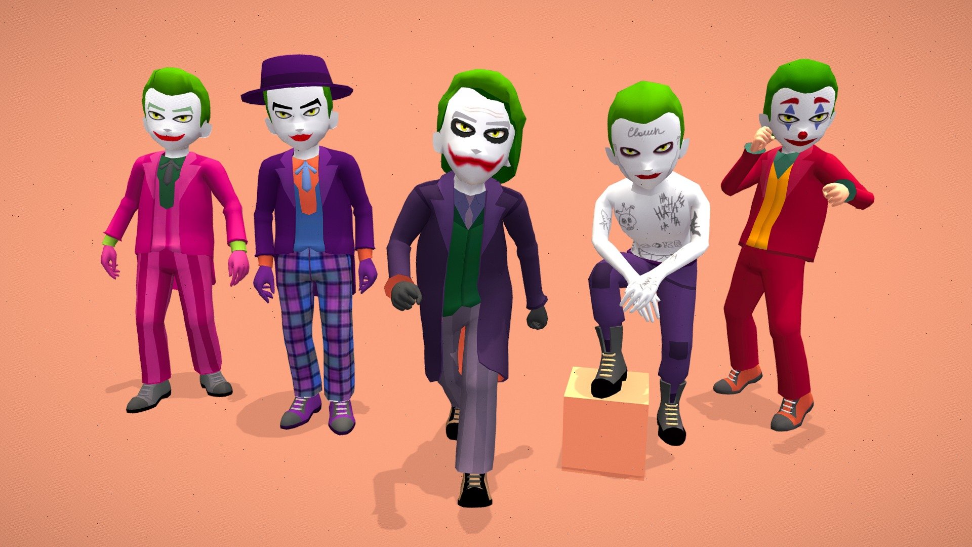 Joker 3d model