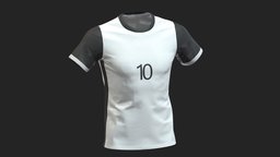 Football T-shirt Generic Low Poly PBR