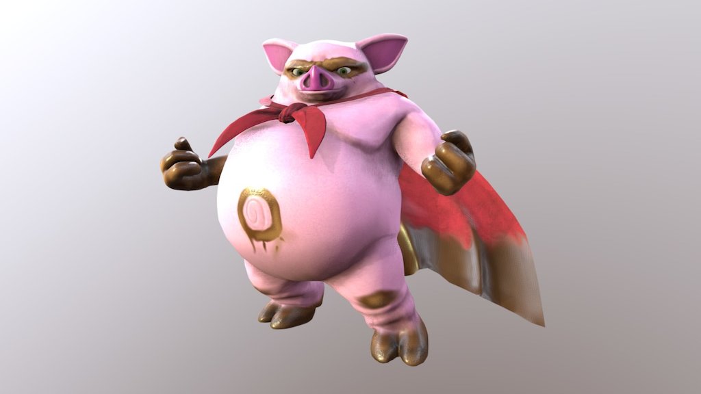 Captain Porkbelly 3d model