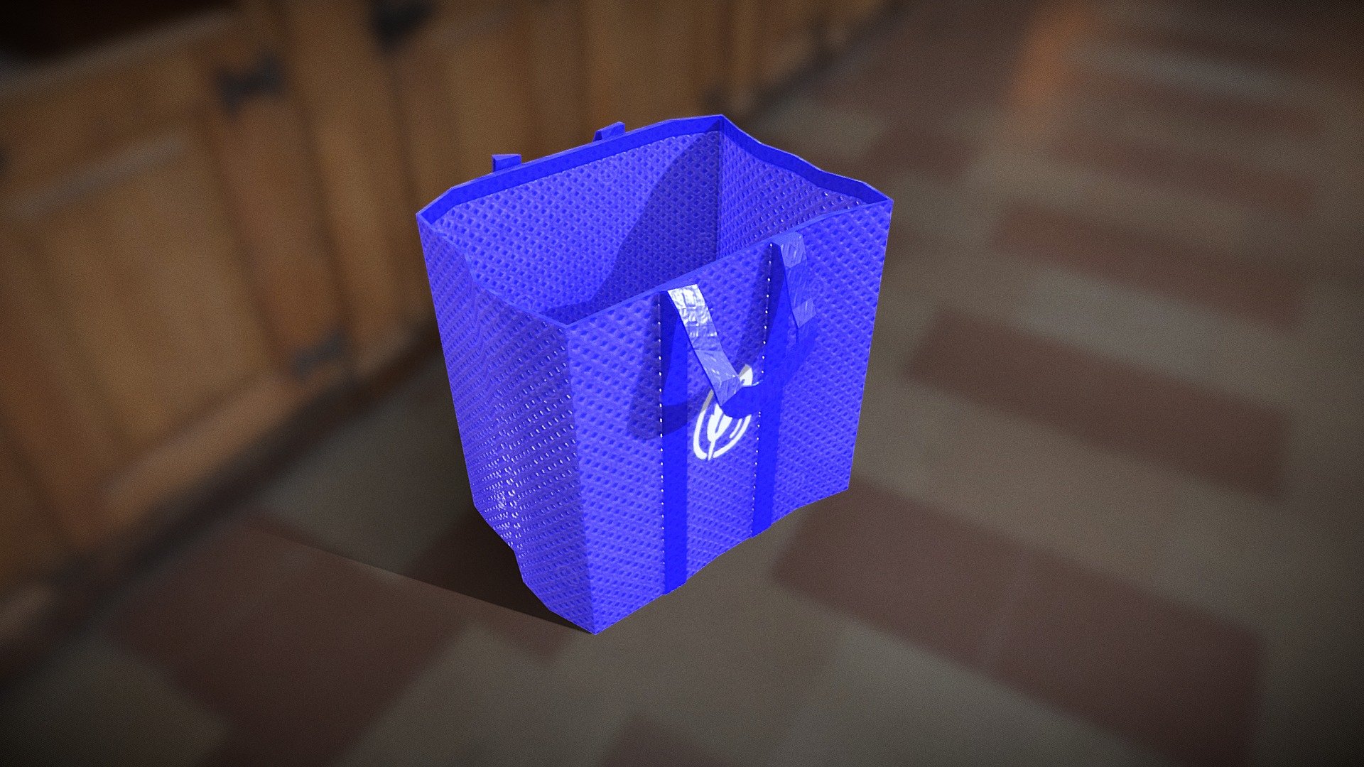 Grocery Bag 3d model