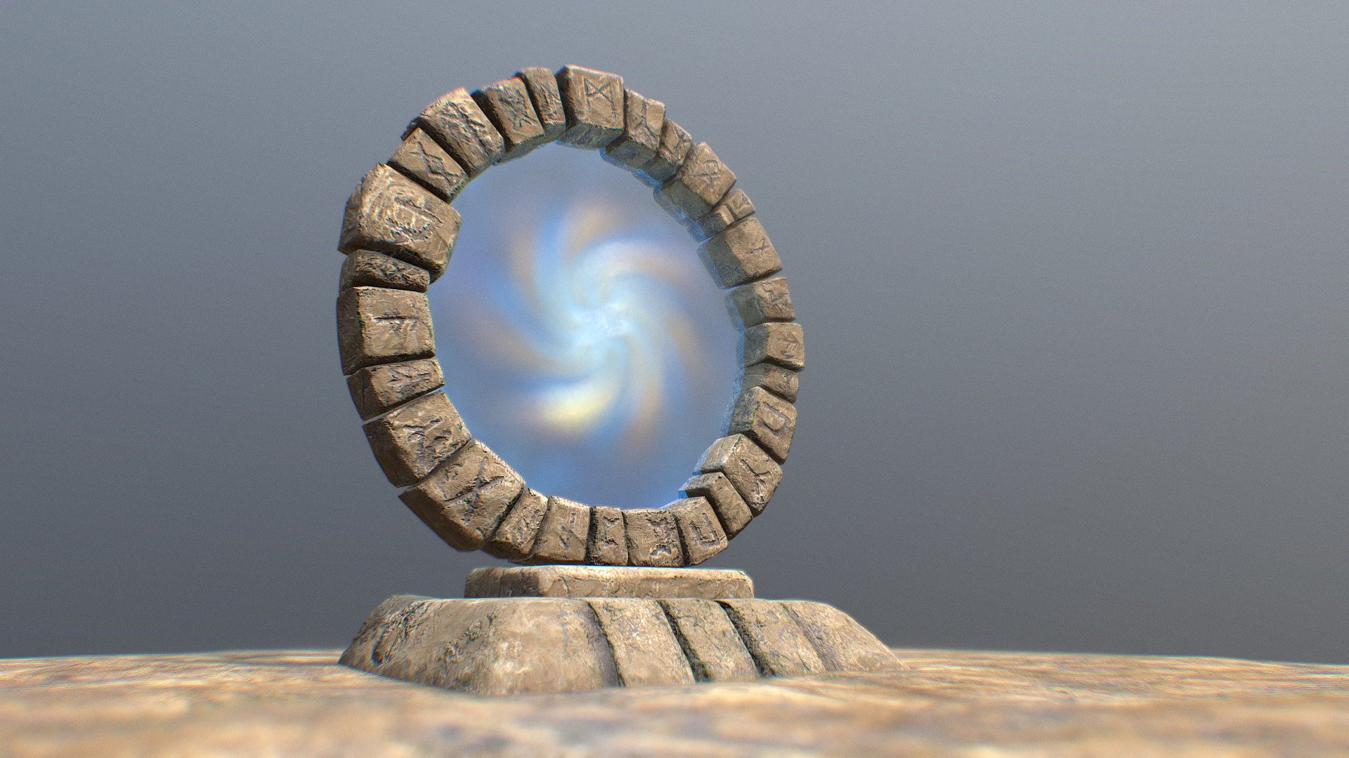 Stone Portal 3d model