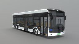 Electric City Bus II Gen [Full Interior]