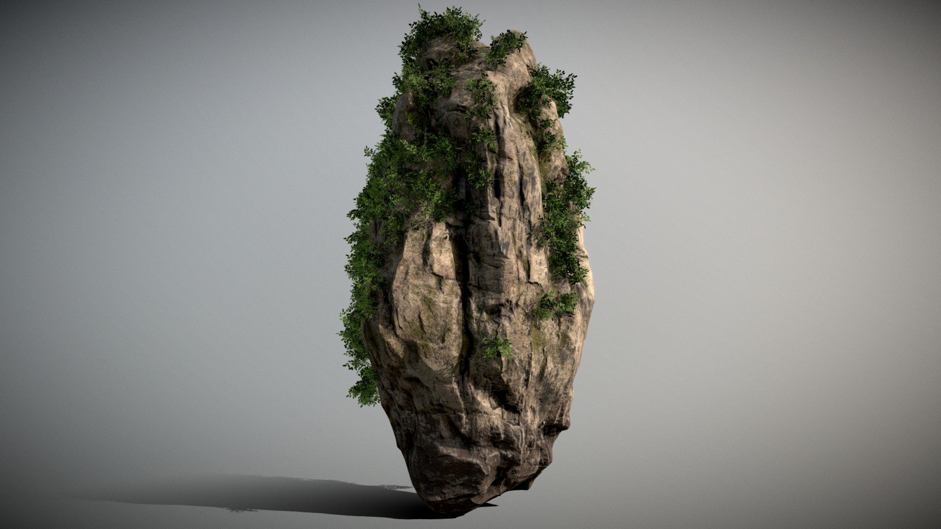 Asia Limestone Rock 3d model