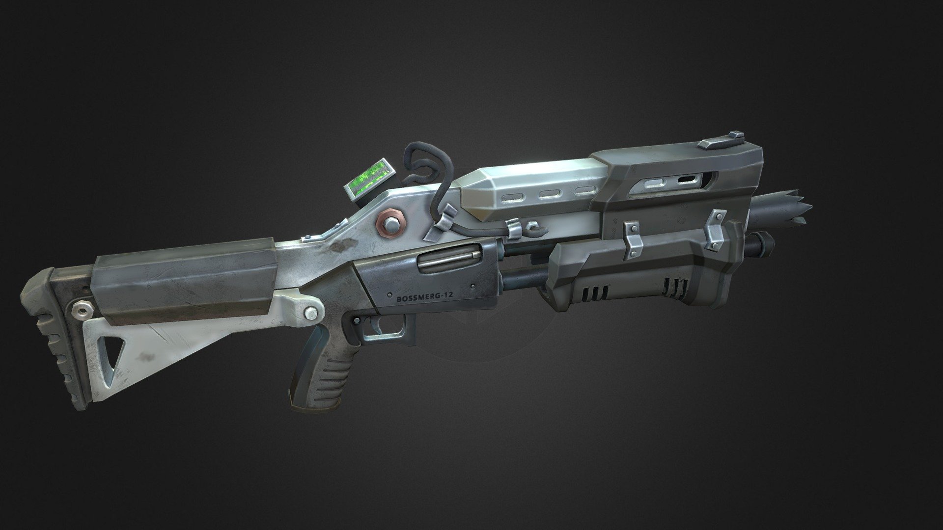 Fortnite Shotgun 3d model