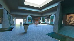 VR Gallery Virtual hall 07M