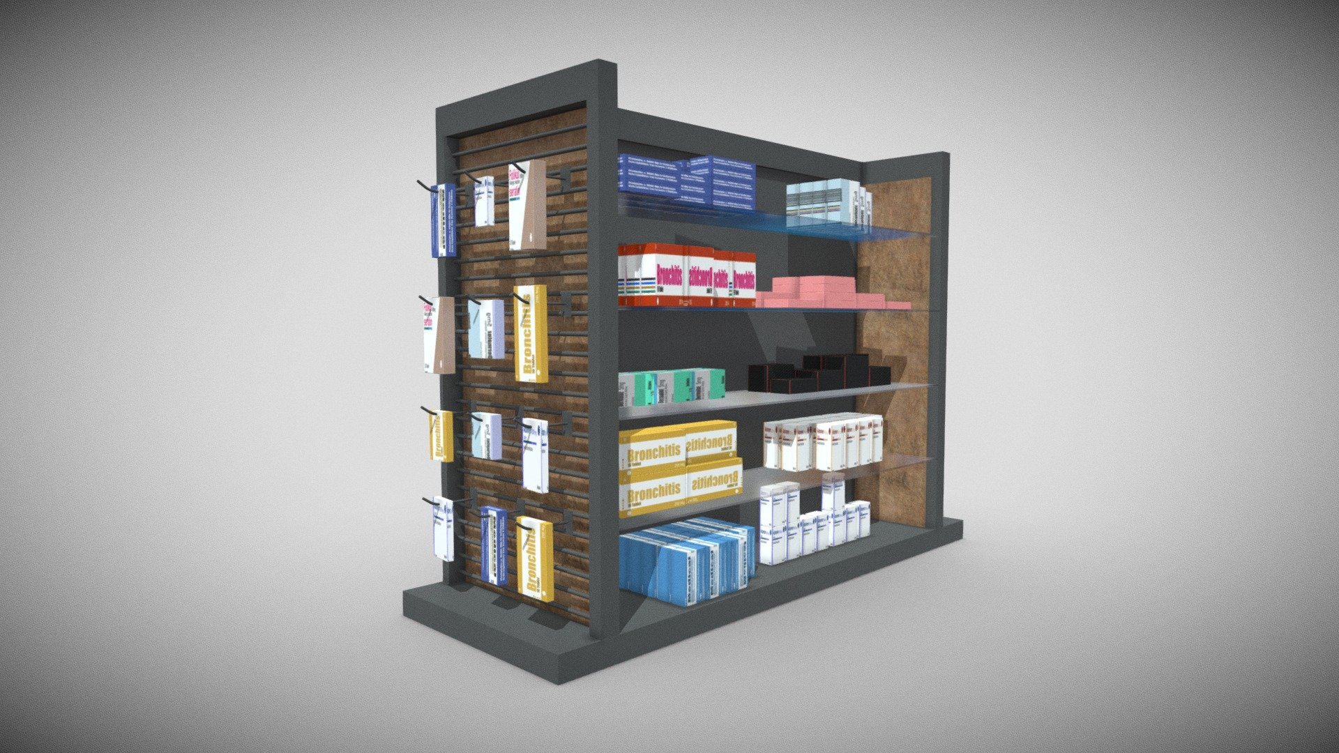 The medicine stand 3D model 3d model