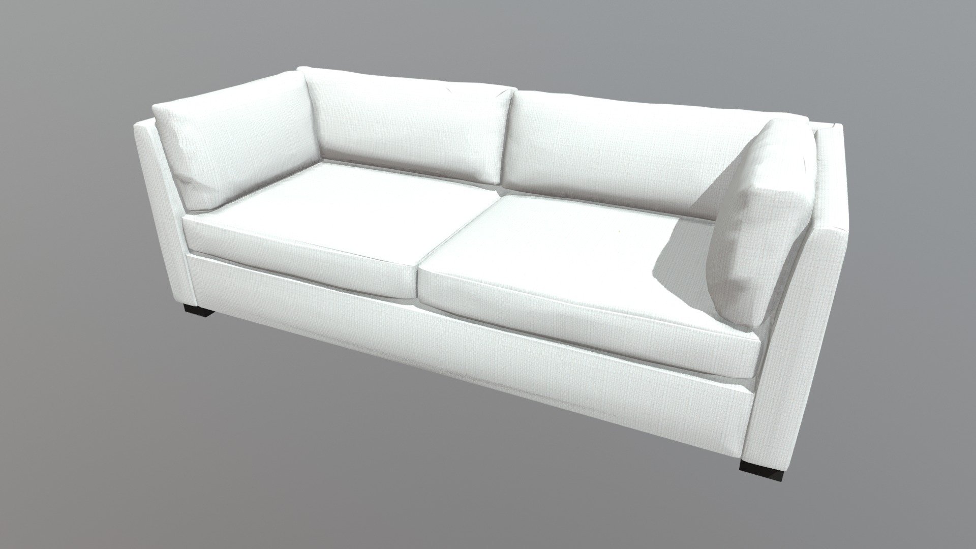 Monroe Sofa Snow 3d model