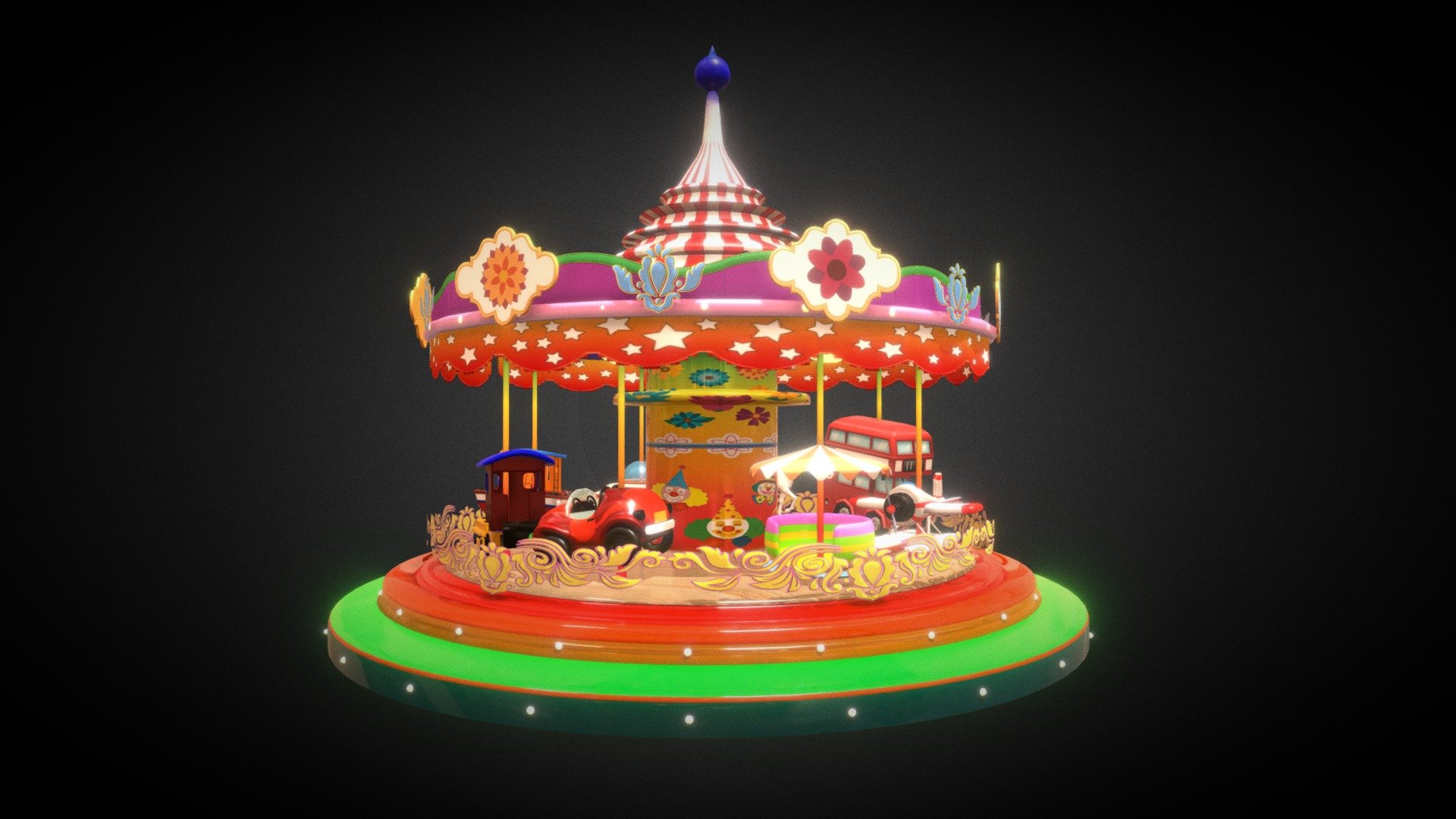 Carousel 3d model