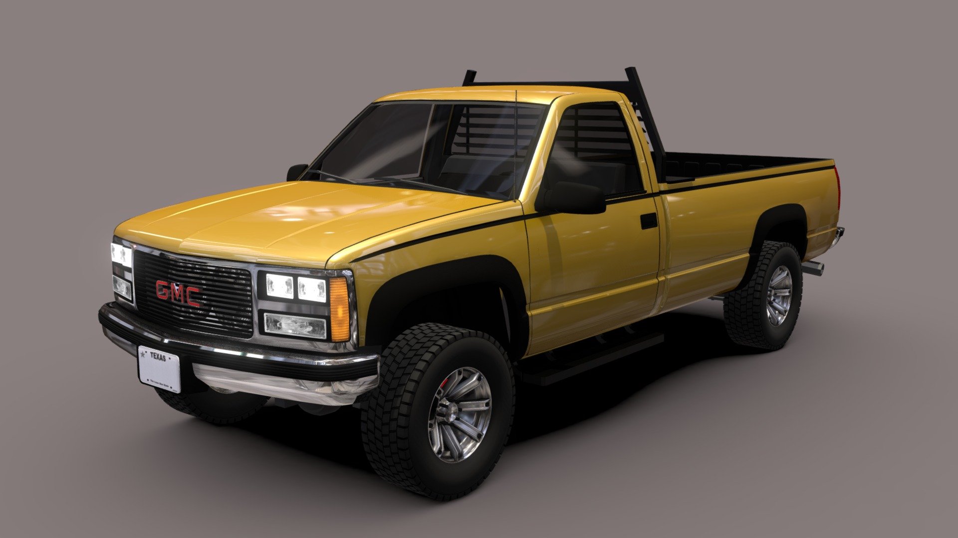 1995 GMC K2500 Regular Cab 3d model