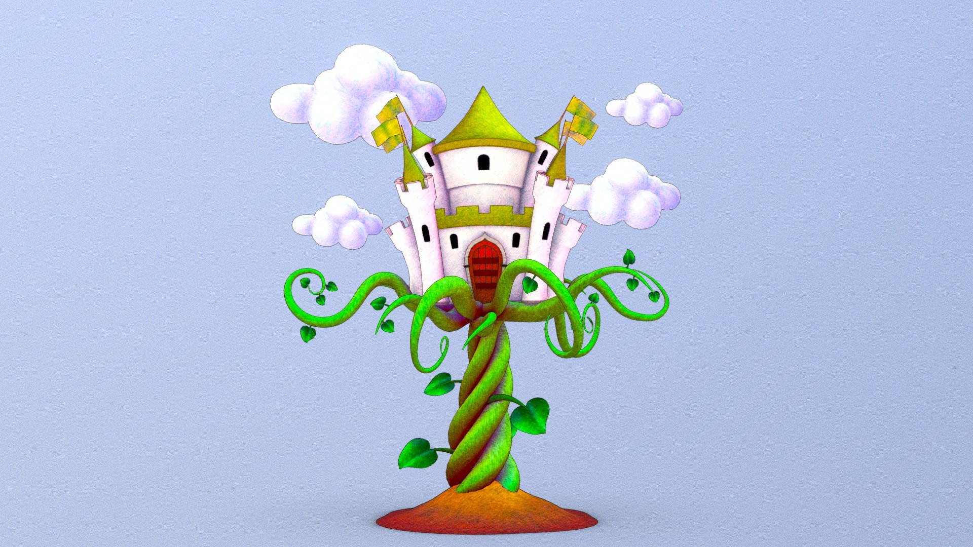 Jack and The Beanstalk 3d model