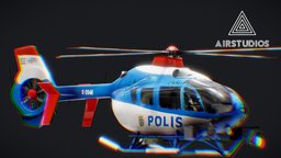 Police Helicopter Airbus H135 (Swedish)