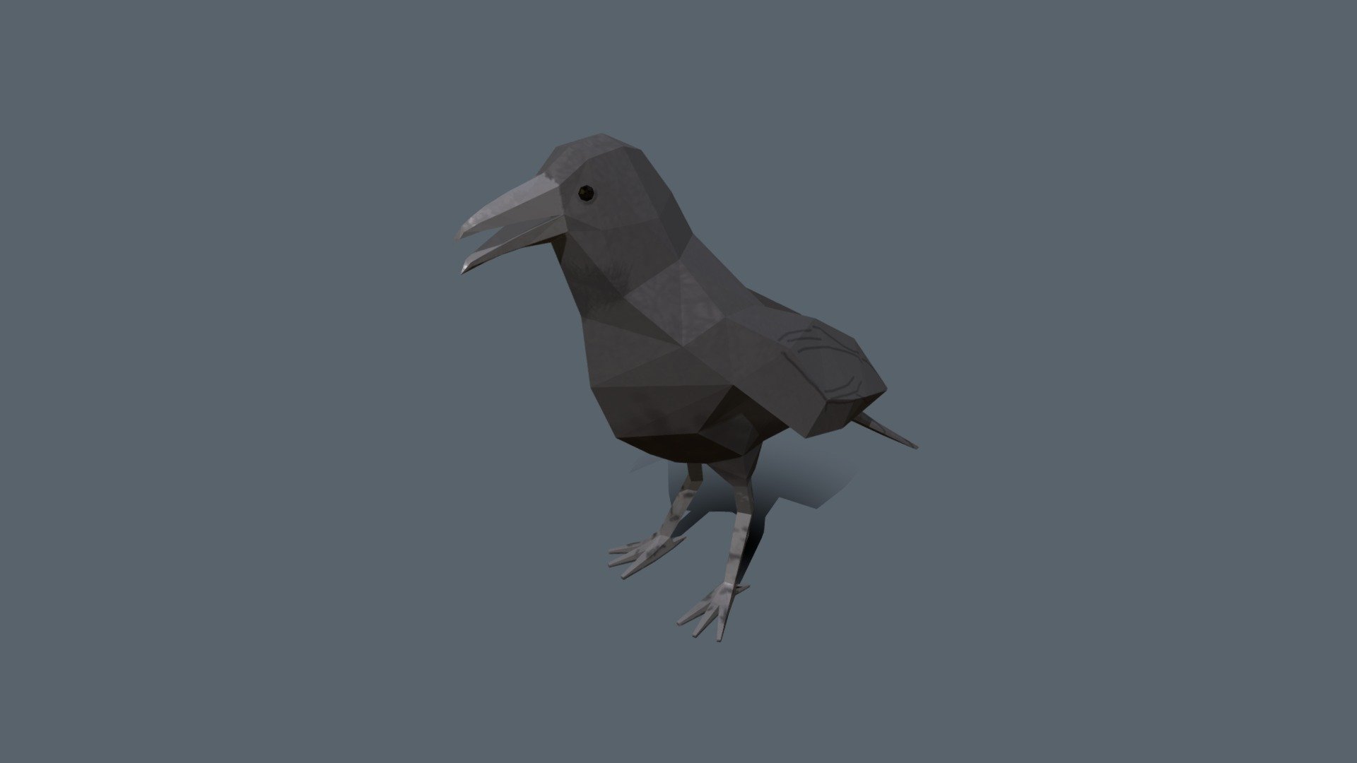 Raven Animation 3d model