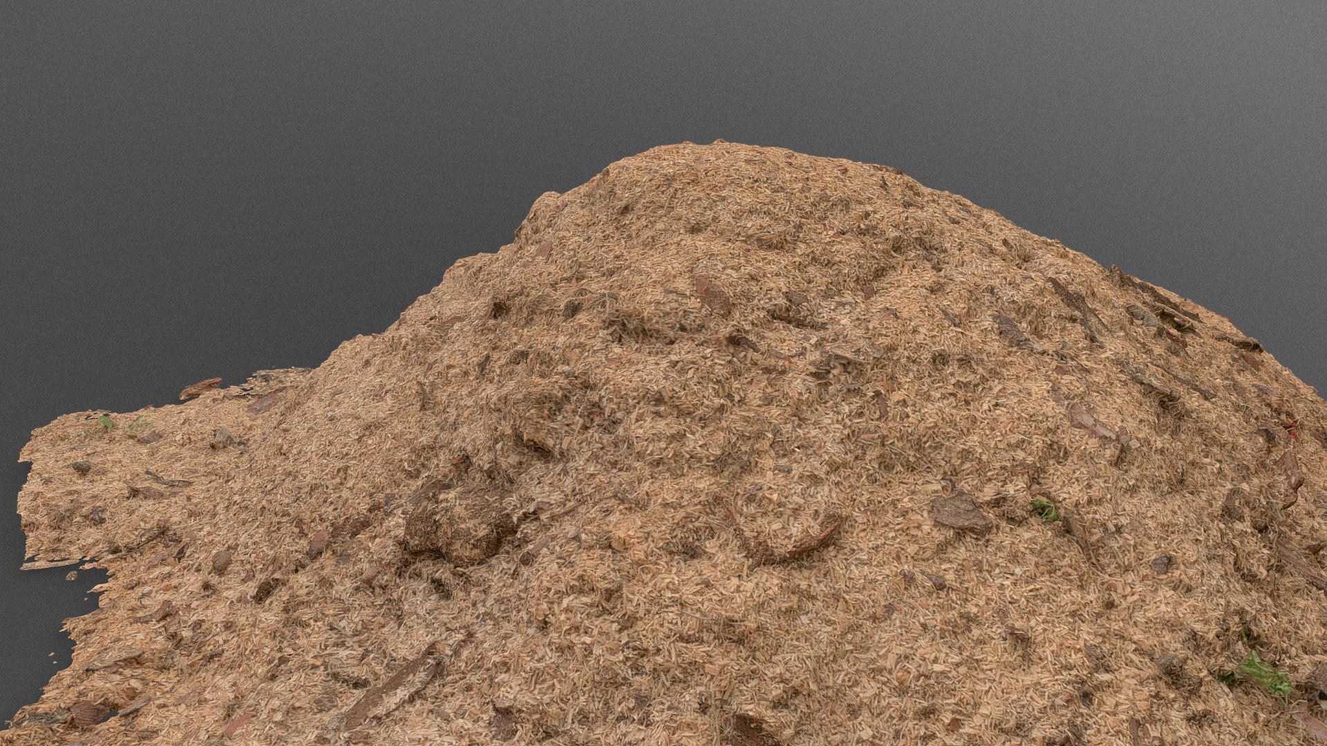 Sawdust heap 3d model