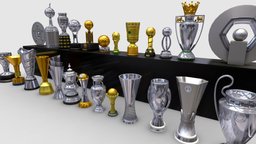 Football Trophy Pack 3D