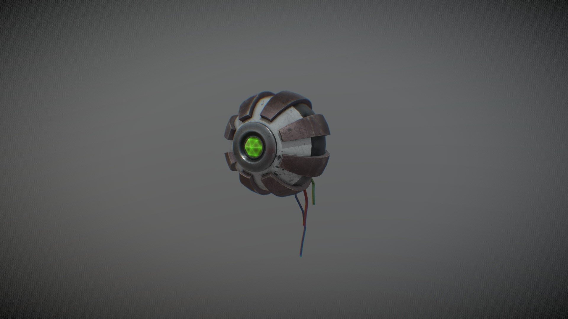 Old Robot Eye 3d model