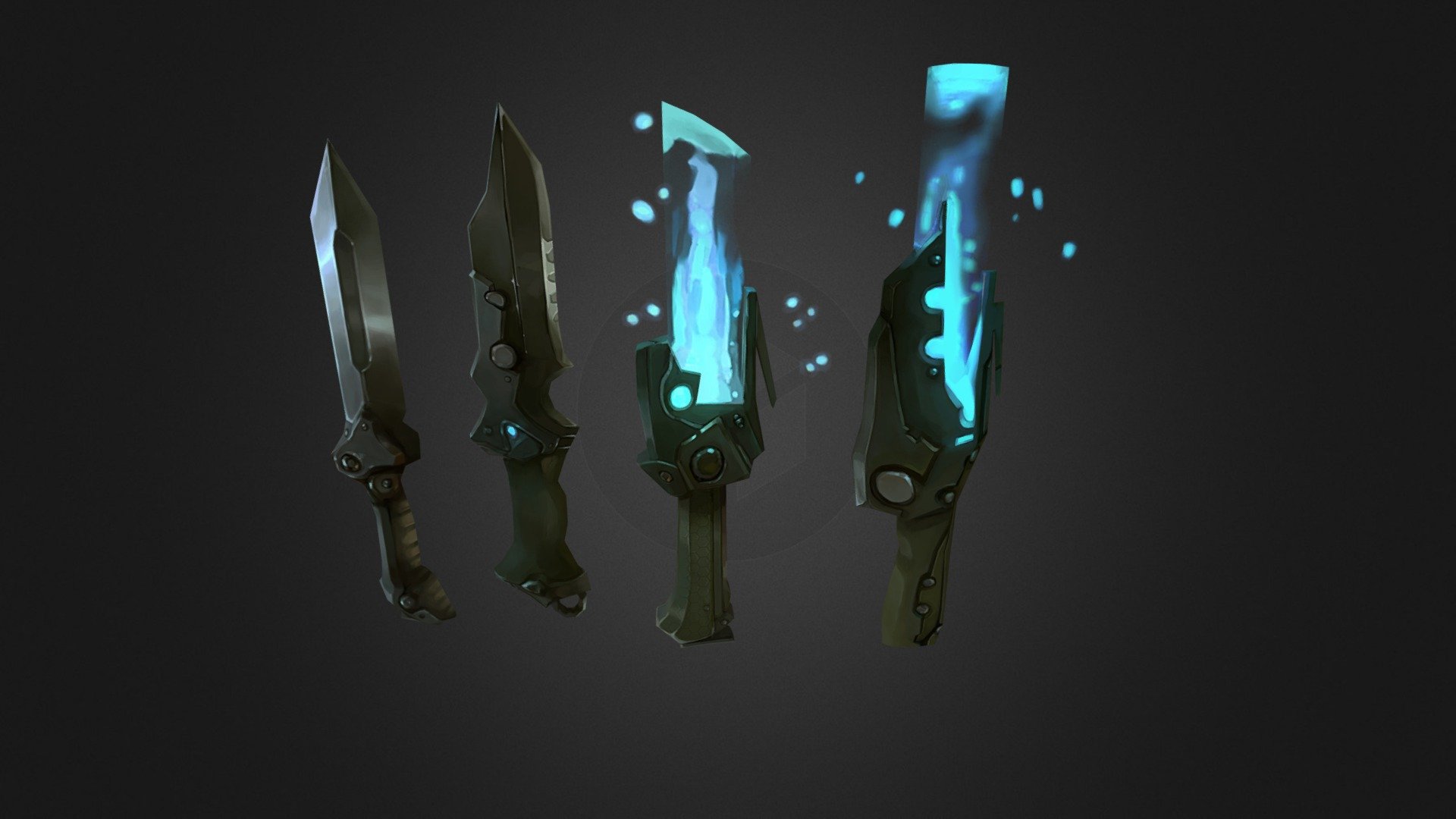 Knives (Polycount 3d model