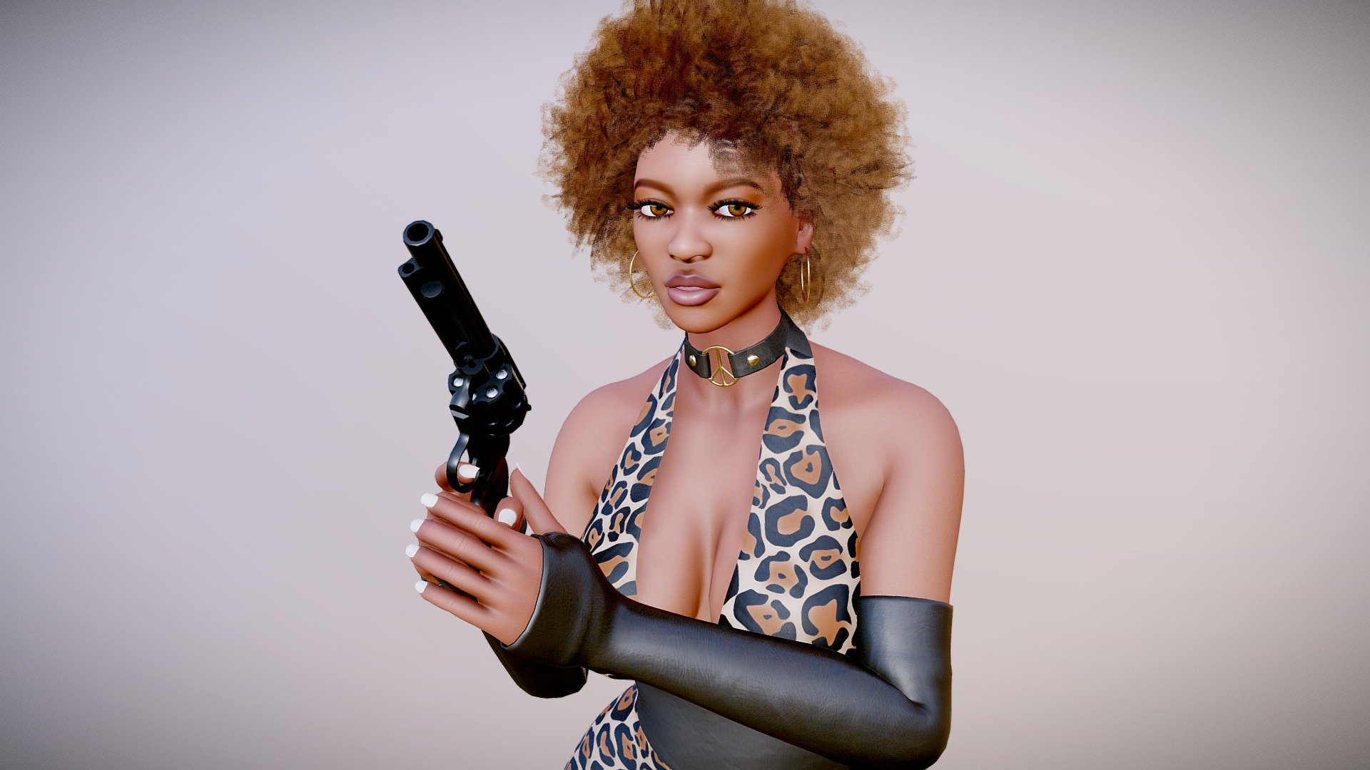 Funky Woman 3d model