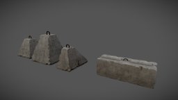 Concrete Barricades 02