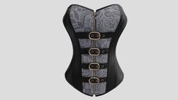 Female Steampunk Overbust Corset