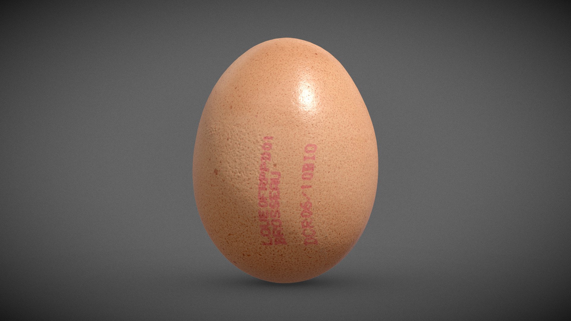 Egg 3d model