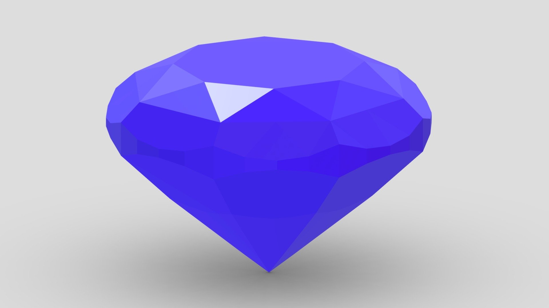 Zinnia Gemstone 3d model