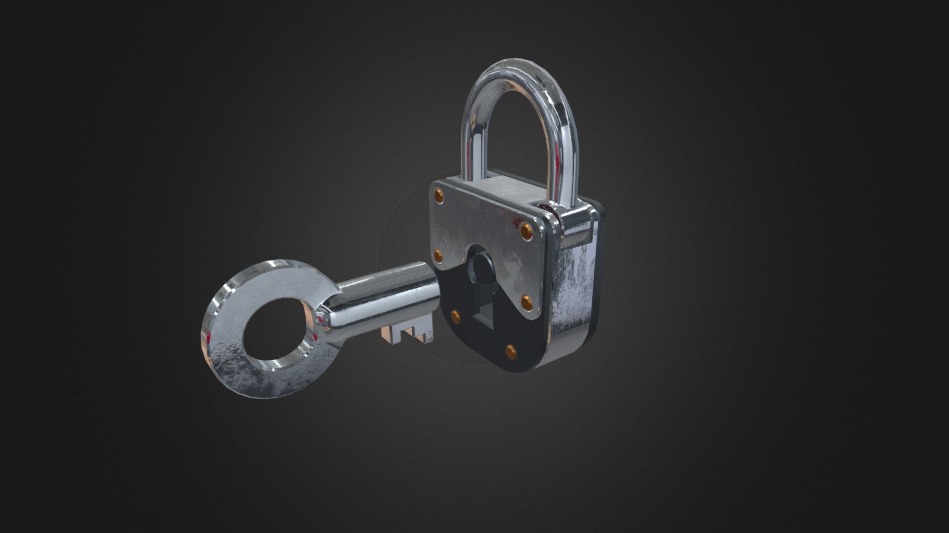 Padlock 3d model