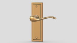 Urfic Porto Door Handles Brass