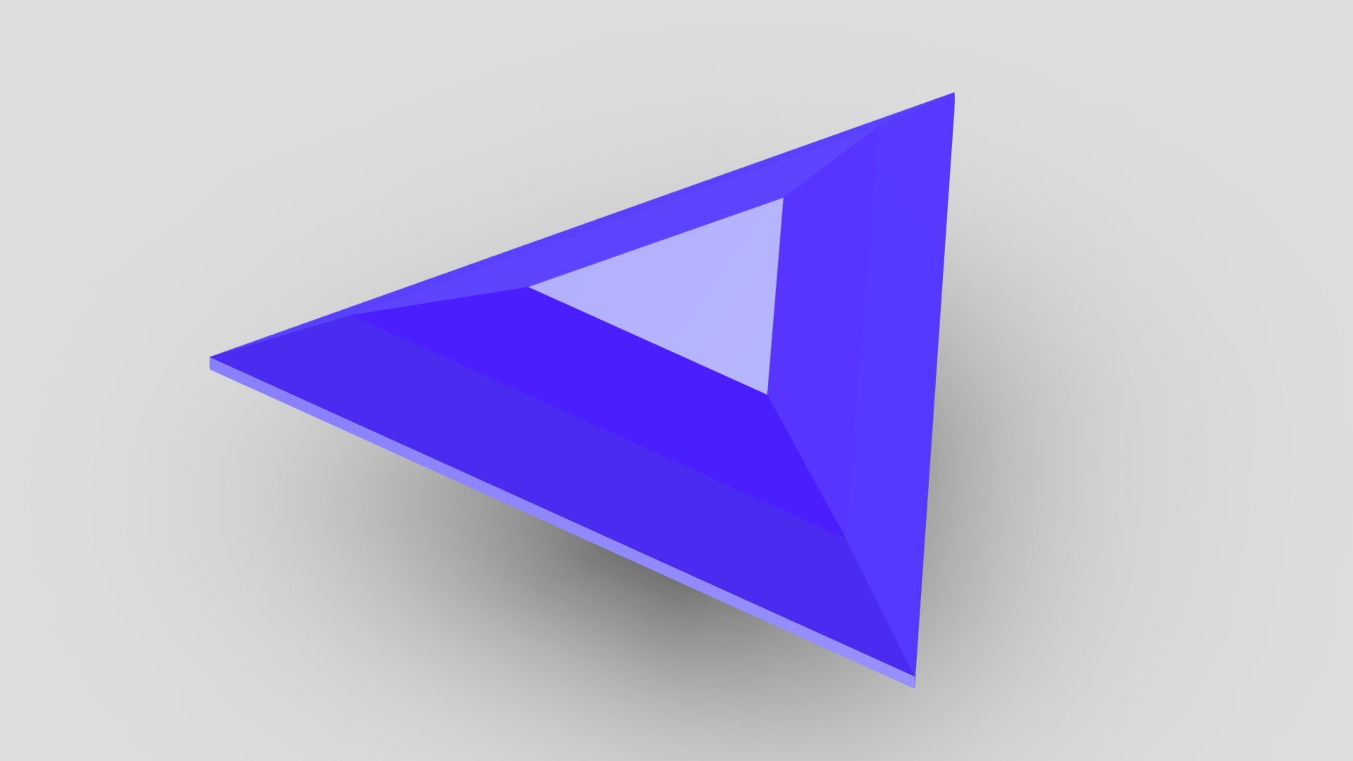 Triangle Gemstone 3d model