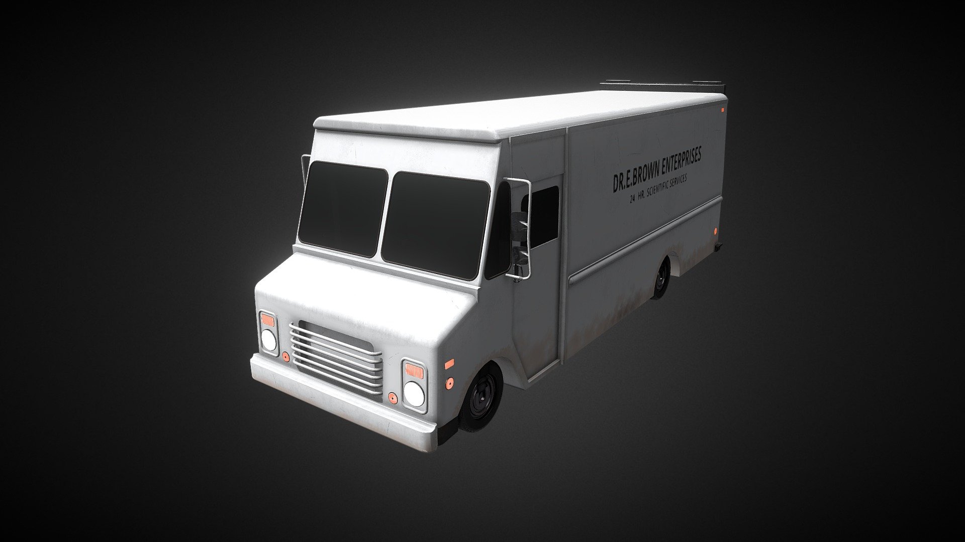 Doc Browns GMC Van 3d model