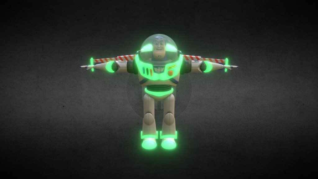 Buzz Lightyear, Space Ranger 3d model