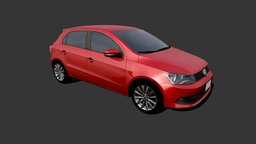 VW Gol GT 2017 Low Poly