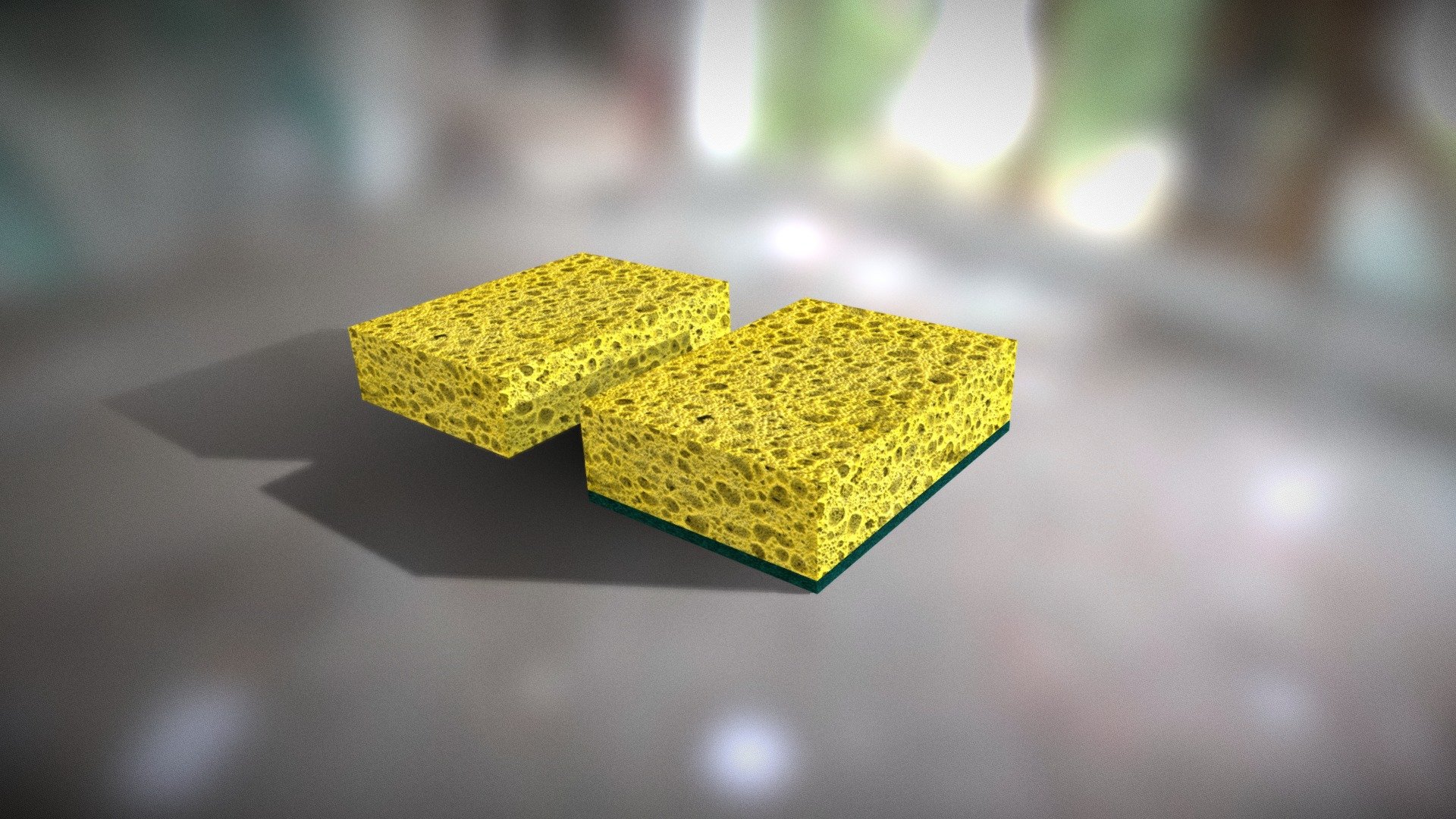 Dish Sponges 3d model