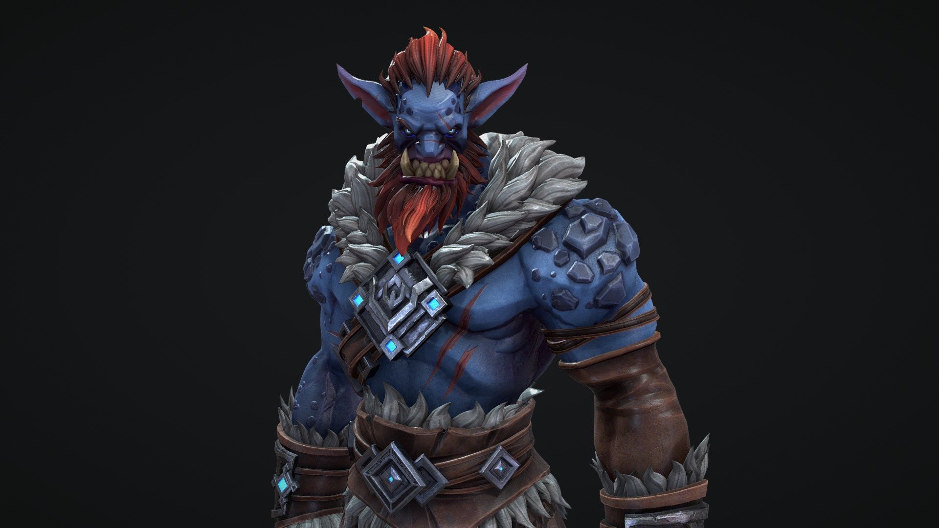 Frost Troll 3d model