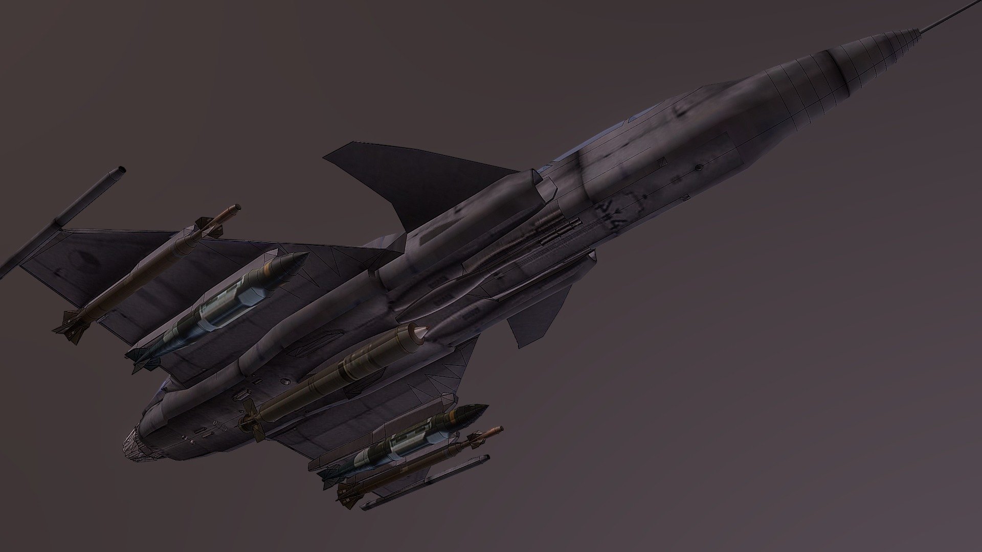 Saab 39 Gripen 3d model