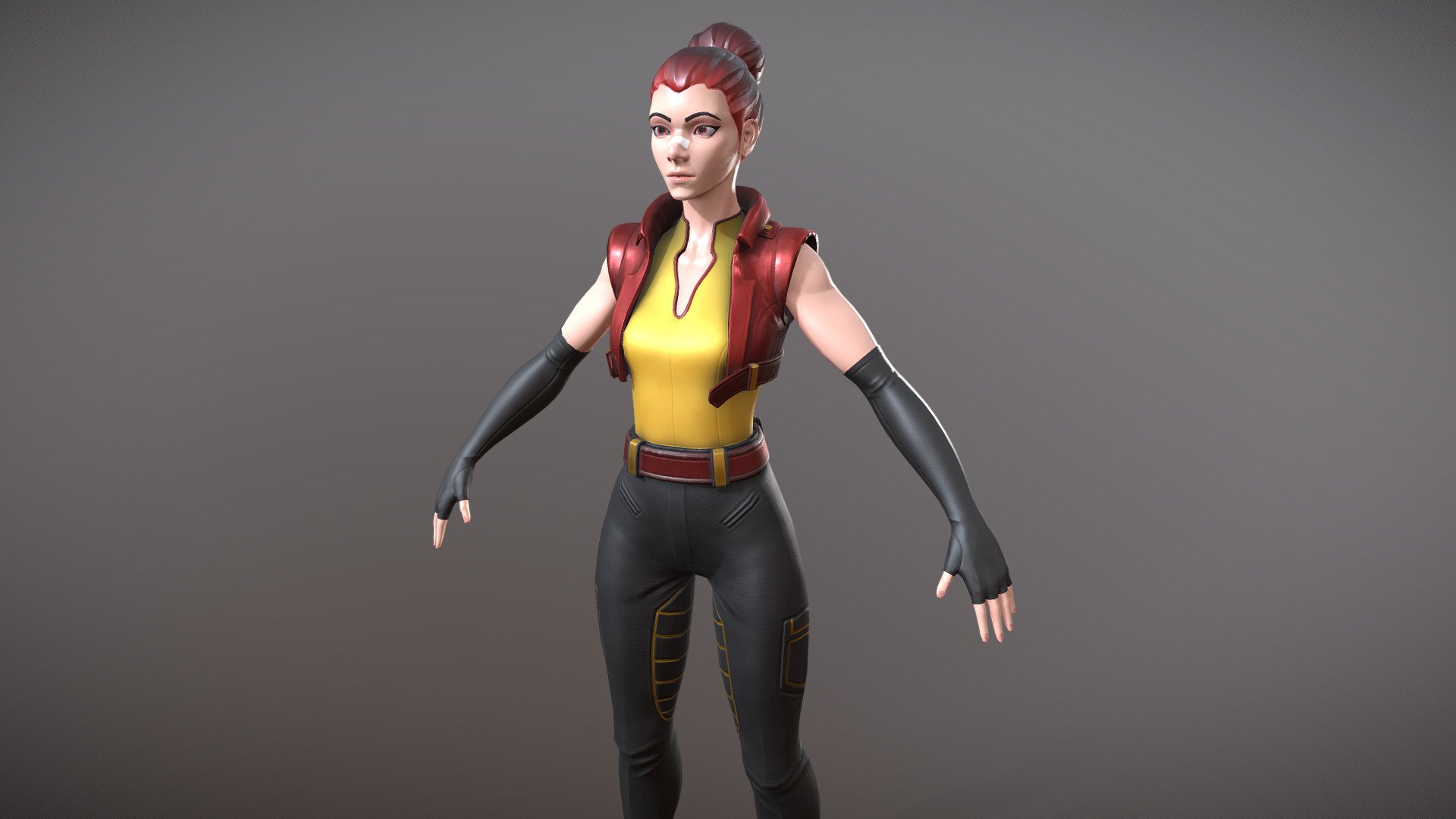 Character model 3d model