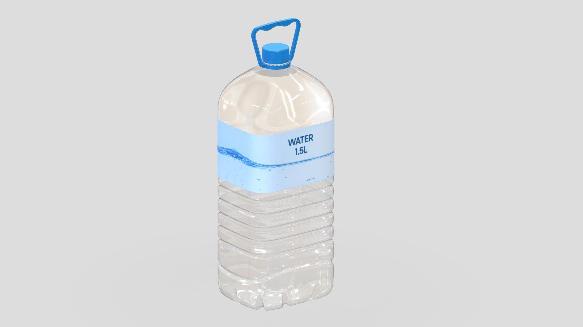 Water Bottle 5L Generic 3d model