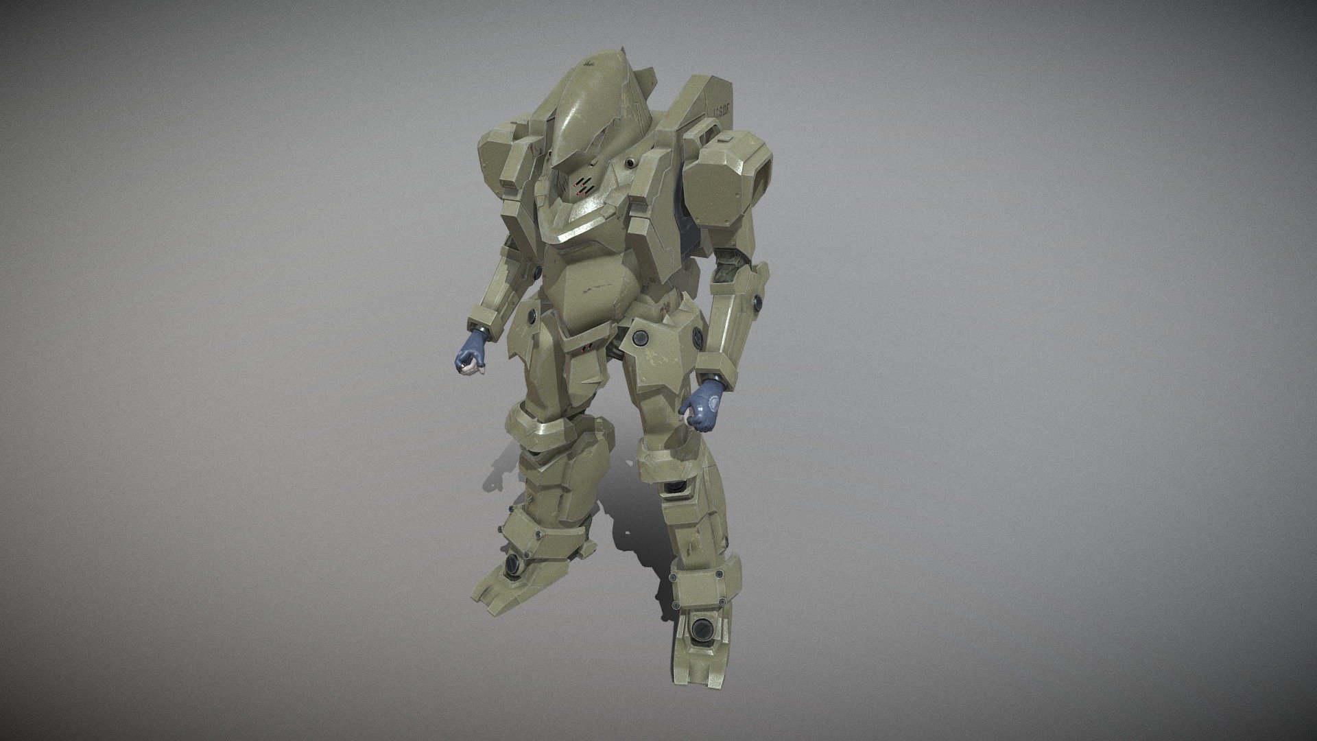 TACTICAL ARMOR RAIDEN 3d model