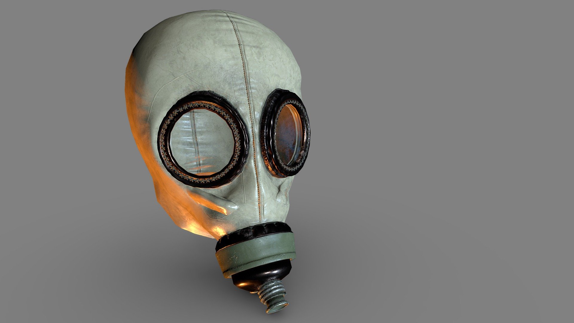 Russian Aged Gasmask 3d model