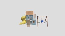 playground equipment 32 AM244 Archmodels