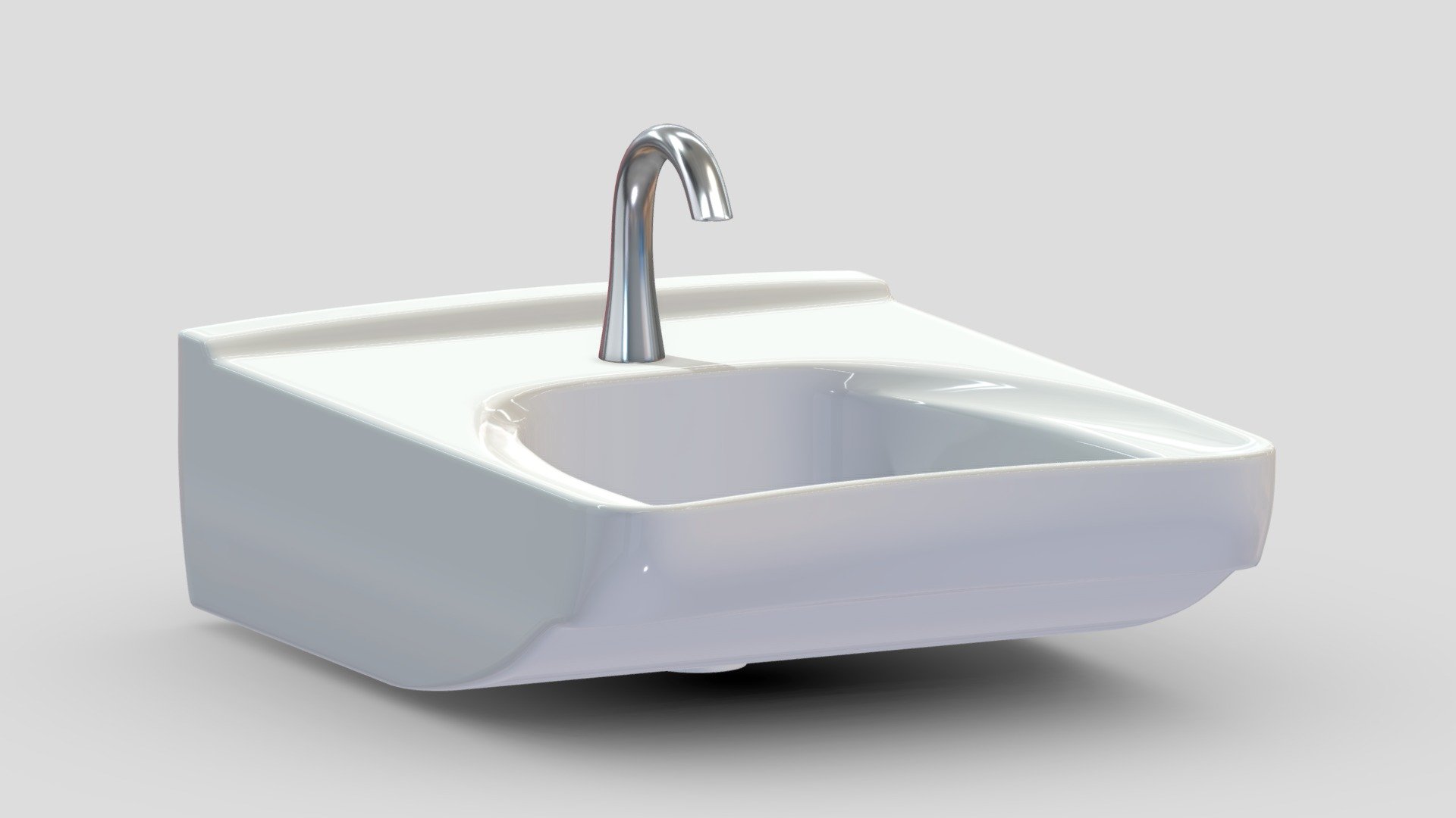 TOTO Commercial Wall-Mount 3d model