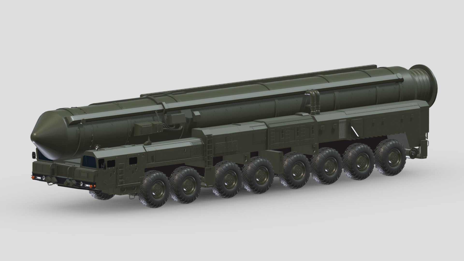 RS-28 Sarmat 3d model