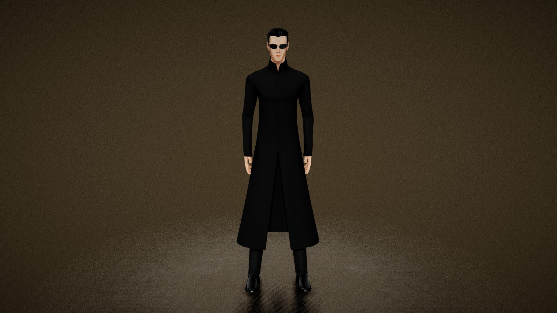 Neo from Matrix 3d model