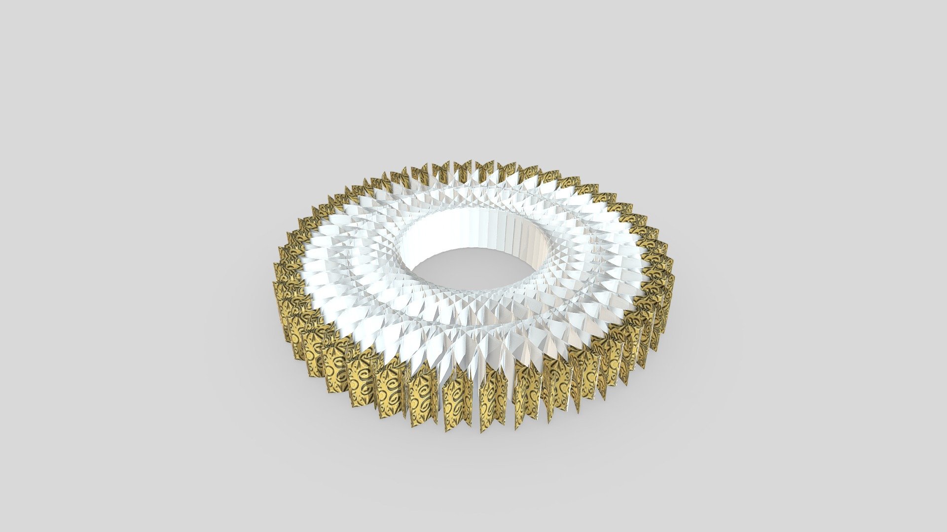 Renaissance Neck Ruff 3d model