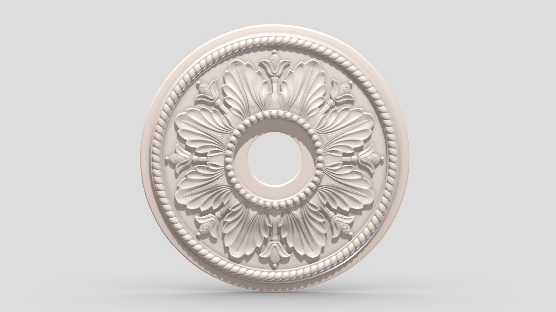 Classic Ceiling Medallion 06 3d model