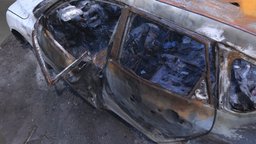 Burned Mazda 3